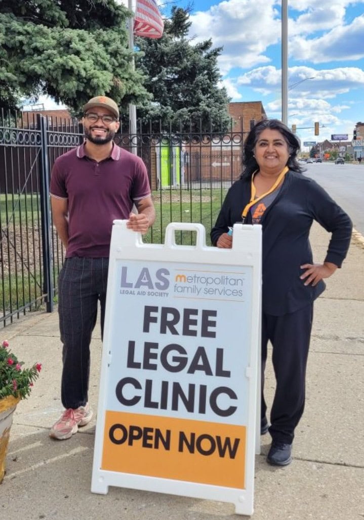 legal clinic sign
